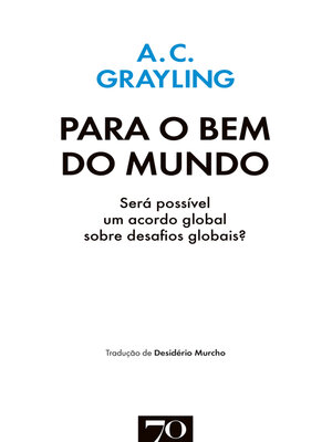 cover image of Para o Bem do Mundo